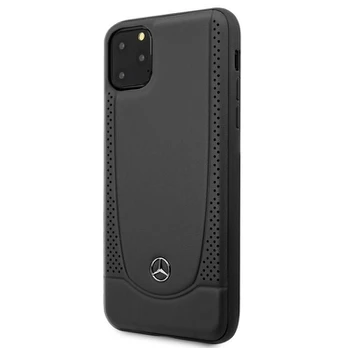 Mercedes-Benz iPhone 11 Pro Max odinis kietas dėklas su perforacija Apple Black