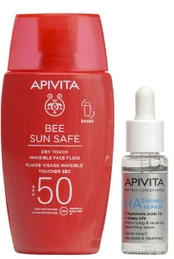 Apivita BEE SUN SAFE DRY TOUCH FACIAL FLUID SPF50 2-PACK