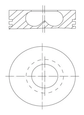 Stūmoklis MAHLE 007 04 00