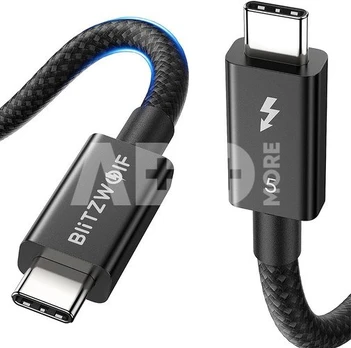 BlitzWolf BW-HDC8 240W USB-C to USB-C cable, 1.5m (black)