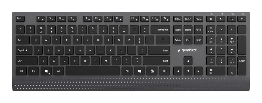 KEYBOARD MULTIMEDIA USB ENG/ BLACK KB-MCH-06 GEMBIRD