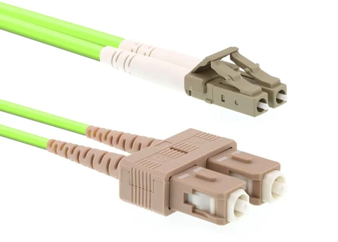 Mercodan Fiberpatchkabel LC-SC OM5 2,0m, 50/125, multimode,