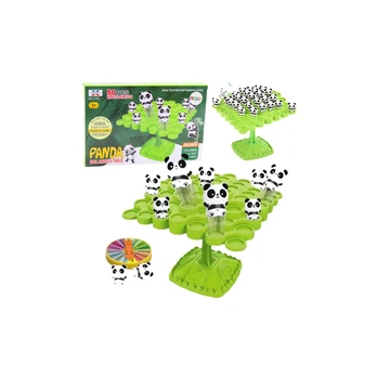 Lean Toys Balance Jumping Pandas Arcade Game Tree 50pcs