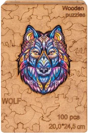 Medinė dėlionė Wolf WPW 100 21,5 x 24,5 cm kaina
