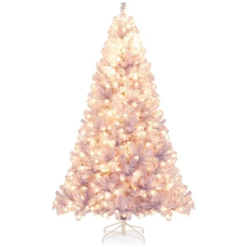 Dirbtinė Kalėdų eglutė su LED lemputėmis 225 cm