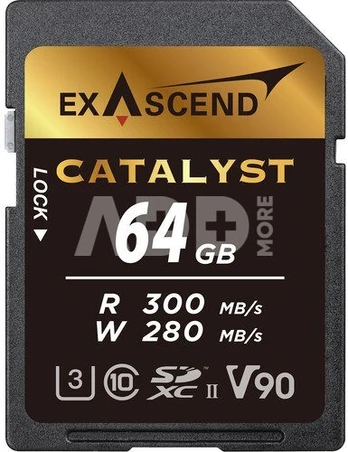 Exascend Catalyst UHS-II SD card, V90, 64GB