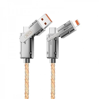 XO cabel NB276 4w1 USB-C - Lightning + USB - USB-C 60W 1,0 m pilka