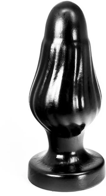Hung System Corny Large Juodas Plug 22.5 cm x 9 cm Suction Base
