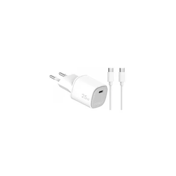 Celly USB-laddare GaN 1 x USB-C PD 25W + USB-C-kabelis