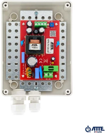 Maitinimo šaltinis SMPS 12V 6A 72W ATTE APS-70-120-S1