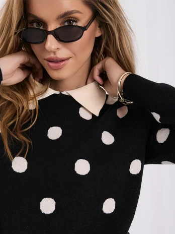 Italy Moda Sweter-IR-SW-QF3203.18-juoda
