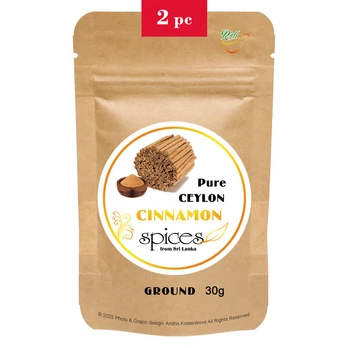 Ceilono Cinamono malta, Ceylon Cinnamon Powder, 2x30g