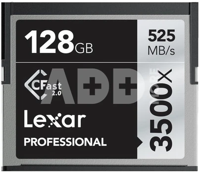 Lexar CFast 2.0 128GB 3500x Professional