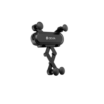Devia car holder Kintone ES071 gravity air vent juodas