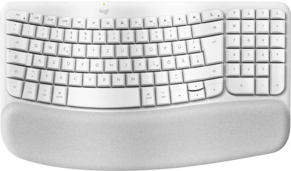 Klaviatūra Logitech WAVE KEYS FOR MAC belaidė ERGO/KEYB-OFFWHITE-DEU-CENTRAL-419