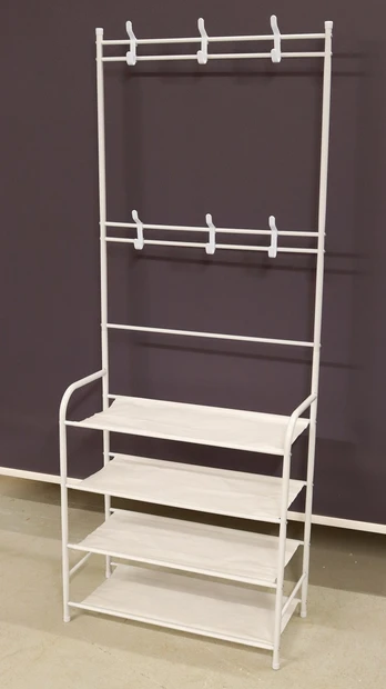 Drabužių kabykla MN 34166-52, 150 cm, balta