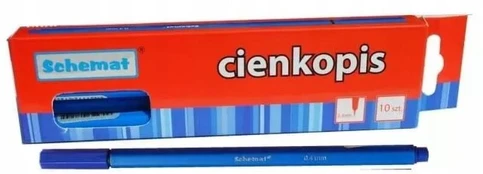 Schemat Cienkopis 0,4mm Granatowy (10 vnt.)