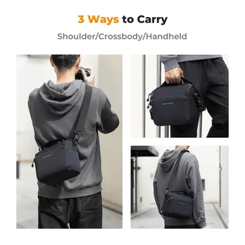 Kampf K&F Concept Camera Sling Bag 5 l - navy mėlynas
