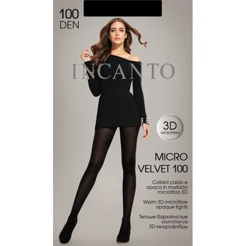 Moteriškos pėdkelnės INCANTO MICRO VELVET 100