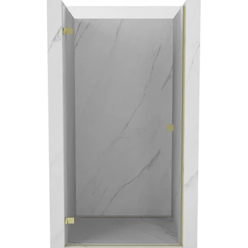 Dušo durys Mexen Lunar-B Left, 65 cm x 200 cm, aukso