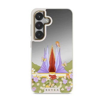 Sunrise - Samsung Galaxy S25 Case, Elite Mirror Light (Magnetic) / Gold