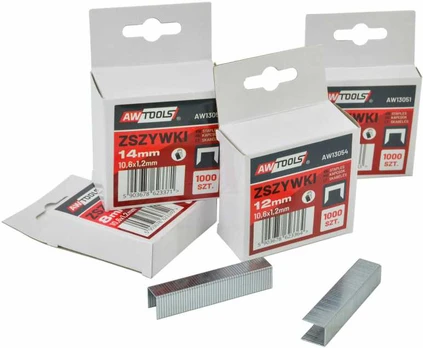 AW-Tools AWTOOLS G tipo kabės 6mm 1000vnt.
