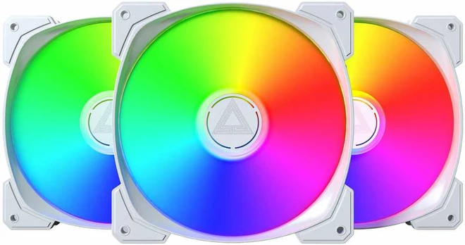 Montech HP140 PWM ARGB Lüfter, 3er Pack - 140mm, baltas