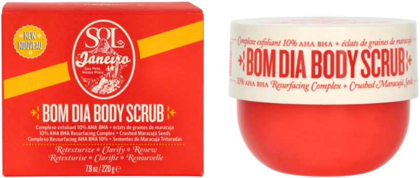 Sol De Janeiro Bom Dia Bright Body Scrub, 220 ml
