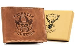 Leather wallet RFID ALWAYS WILD N992-CHM kaina