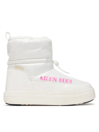 Moon Boot Sniego batai Jr Park Tube Mid Glitter Wp 80D3440110 S Balta