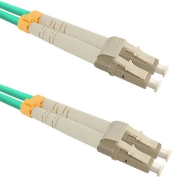 Laidas Qoltec LC/UPC to LC/UPC Multimode 50/125 OM4 Duplex LC/UPC, LC/UPC, 5 m, žalia