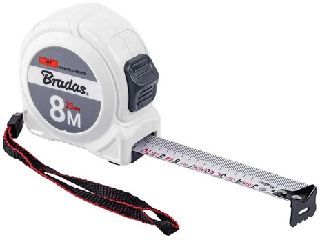 Matavimo ruletė Bradas, 8m/25mm