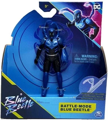 "Spin Master DC Mėlyna Beetle" kovos režimas, 10 cm