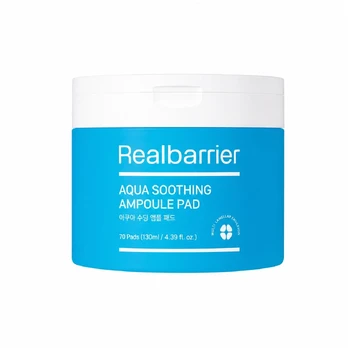 Realbarrier - Aqua Soothing Ampoule Pad, 130ml, 70ea