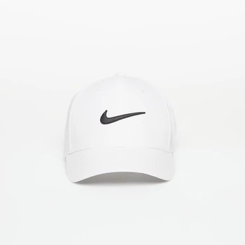 Nike Dri-FIT Club Structured Swoosh Cap White/ Black (FB5625-100 Kitos kepurės)