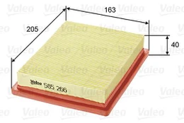 Oro filtras VALEO 585266 kaina