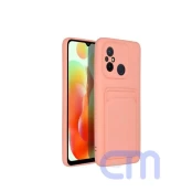 Dėklas telefonui Forcell Card, rožinis, Redmi 12C kaina