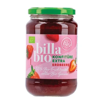 Ekologiškas braškių džemas BILLA BIO, 415 g