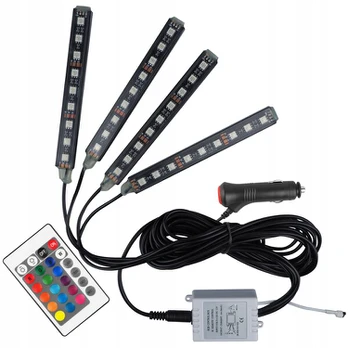 Rgb Led apšvietimas automobilio interjerui