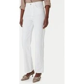 Marella Džinsai 2613181024 Balta Wide Leg