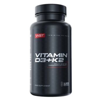 VAST Vitamin D3+K2 - 120 kaps.