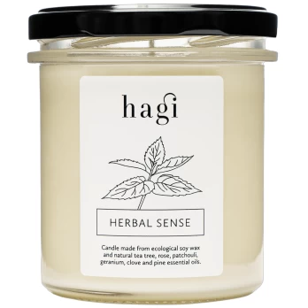 Sojų vaško žvakė HERBAL SENSE