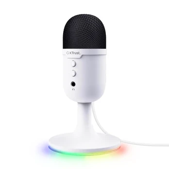 TRUST mikrofon GXT234W YUNIX USB MICROPHONE Baltas