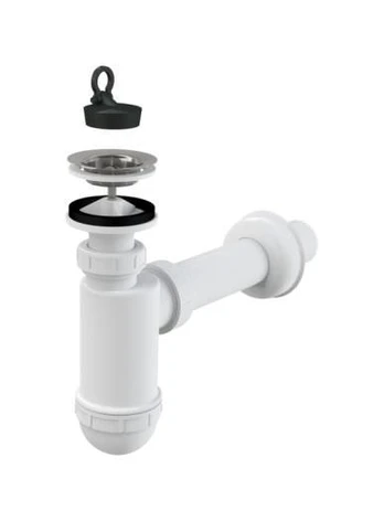 Praustuvo sifonas ALCAPLAST A41 DN40, plastikinis
