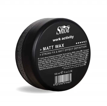 Shot Hair Professional Matinis vaškas