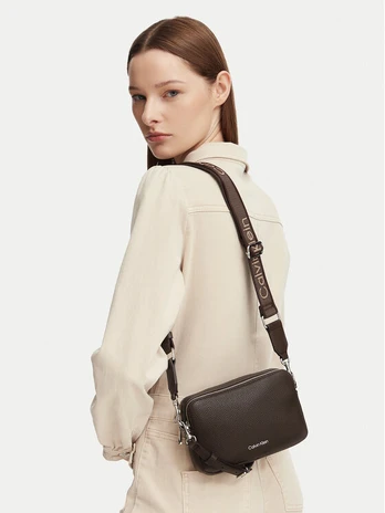 Rankinė Calvin Klein Webbing 2X Strap Camera Bag LV04F3656G Raudona