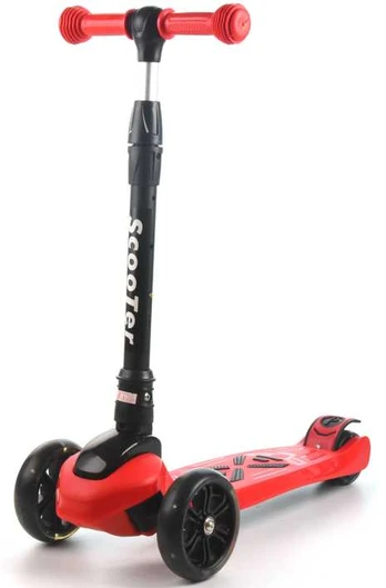 Triratis paspirtukas Scooter raudonas