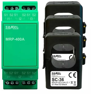 Zamel Supla Transformatoriaus išplėtimo modulis MEW-01 - 3x SC-36 400A transformatorius - Zamel MRP-400A