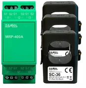 Zamel Supla Transformatoriaus išplėtimo modulis MEW-01 - 3x SC-36 400A transformatorius - Zamel MRP-400A kaina