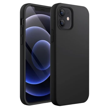 Apsauginis telefono dėklas, skirtas Apple iPhone 12 Pro, juodas
